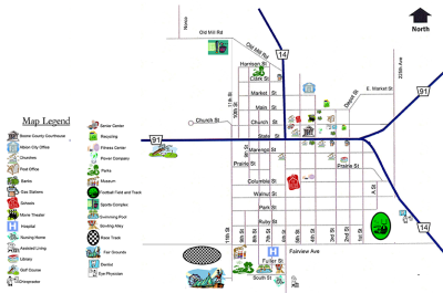Albion Street Map